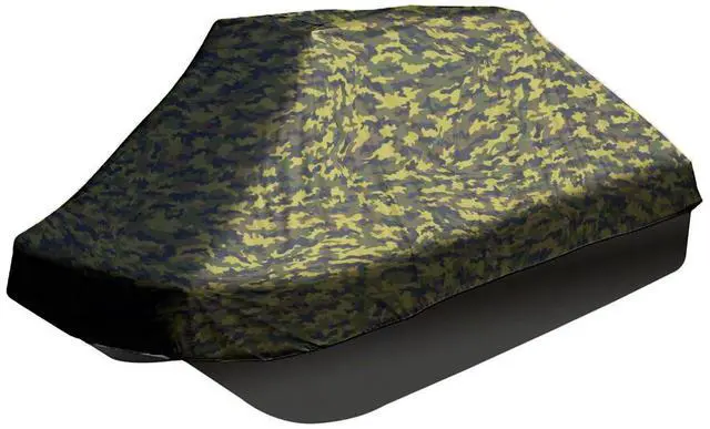 Main image of Waterproof Pond Boat Storage Cover, Fits Pond Prowler Bass Boat up to 10.2ft Long, Beam Width up to 50 inch Camo Color