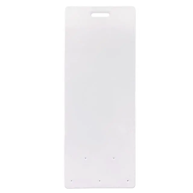 Alt view image 3 of 7 - Bulk 20 Pack - Badge Buddy Pin Holder for Nursing Pins - Vertical 5 Hole Blank White Card Backer - Display Your Cute, Funny, Trading, Award & Medical Pins - Great for Nurse, Student by