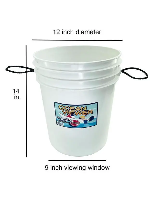 Alt view image 4 of 5 - Underwater Viewer Bathyscope Bucket Perfect for Boating, Snorkeling and Fishing