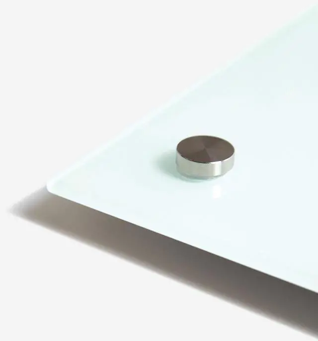Alt view image 2 of 7 - Magnetic Dry Erase Board White Board, Office Supplies, White, with Eraser, Markers, Magnet, 12 Tray, 4mm, 36" x 24"