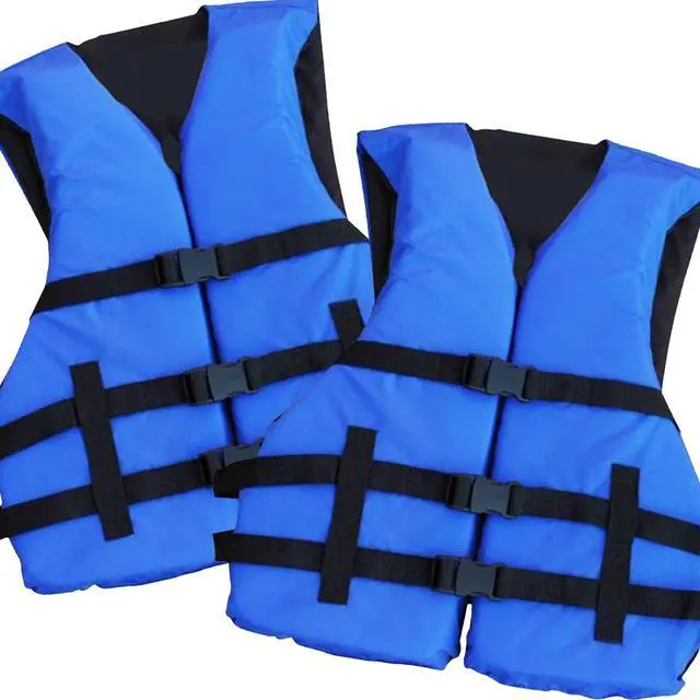 Main image of 2 Pack Life Jacket Paddle Vest; Coast Guard Approved Type III PFD Life Vest Flotation Device; Jet ski, Wakeboard, Kayak; Ideal Extra Life Jacket for Pontoon Boat