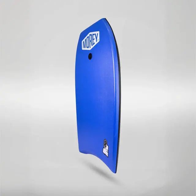 Alt view image 7 of 7 - Bodyboard; 38 inch. Coil Leash Included, Body Boards for Beach, Engineered with HDPE Slick Bottom for Speed (Blue & White) 2026 Model