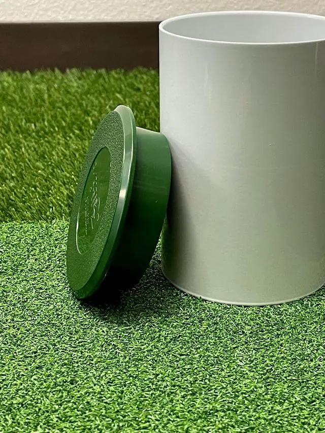 Alt view image 5 of 7 - Professional Golf Putting Green Cup for Backyard Practice, Fits PGA & USGA regulations, Aluminum, Ivory, 6 x 4.25 inches