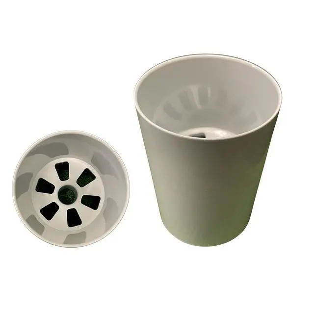 Alt view image 3 of 7 - Professional Golf Putting Green Cup for Backyard Practice, Fits PGA & USGA regulations, Aluminum, Ivory, 6 x 4.25 inches