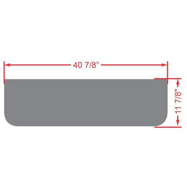 Alt view image 4 of 7 - for MadJax Gen 150, GTW MACH1 or MODZ Flip4 Rear Seat | Fits MadJax Genesis 150 GTW MACH1 MODZ Flip4 Rear Seat Kit Steps, 41" x 12", Full Coverage Floor Liner, Double Diamond Design