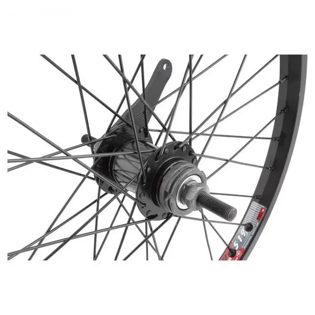 Alt view image 2 of 3 - Wheel Master Rear Bicycle Wheel 20 x 1.75 36H, Alloy, Bolt On, Black, KT Co | bike-wheels