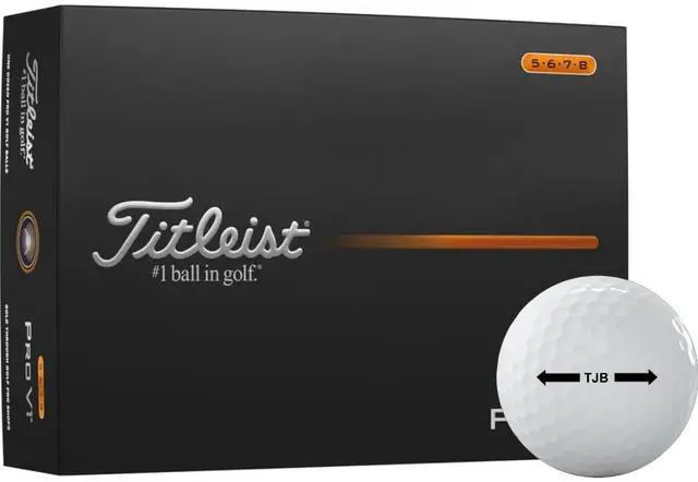 Main image of Custom Titleist Pro V1 High Number Golf Balls - 2025 Model