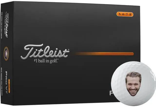 Main image of Custom Titleist Pro V1 High Number Golf Balls - 2025 Model
