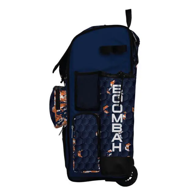 Alt view image 4 of 5 - Rolling Superpack Baseball/Softball Gear Bag - Telescopic Handle - Holds 4 Bats - Wheeled Version - 3DHC Breakout - Multiple Colors