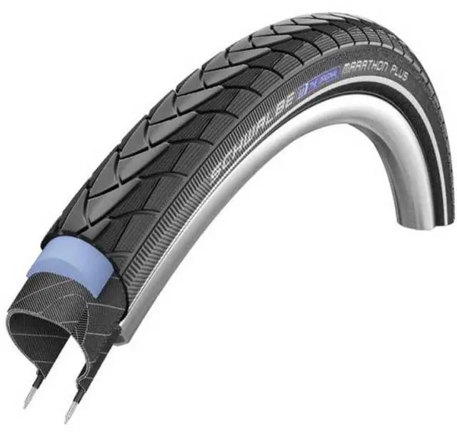 Main image of Marathon Plus, Tire, 26''x1.75, Wire, Clincher, Endurance, SmartGuard, Reflex, 67TPI, Black | bike-tires