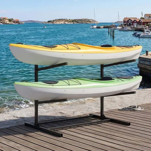 Main image of Kayak Storage Rack, Heavy Duty 2/4-Tier Rack for Kayaks & Paddleboards