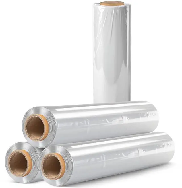 Main image of Shrink Wrap Roll for Moving | Stretch Wrap for Packing | Heavy Duty 4 Pack | 18" x 1500' FT - 85 Gauge Thick | Ideal for Furniture, Pallets | Clear