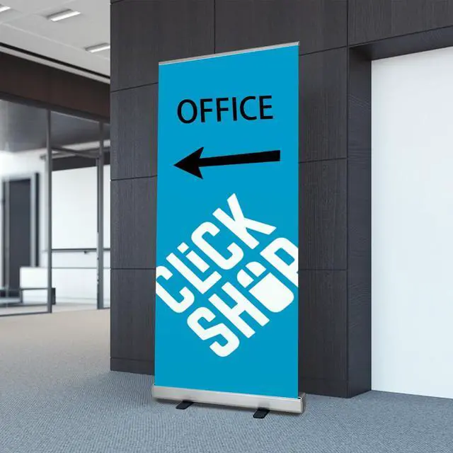 Alt view image 7 of 7 - 40"x80" HEAVY-DUTY Retractable Roll Up Banner Stand with Padded Canvas Bag(Only hardware)