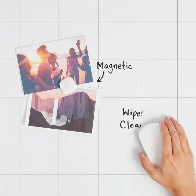 Alt view image 4 of 6 - Magnetic Dry Erase 4-in-1 Calendar White Board, 36" x 48", Silver Aluminum Frame