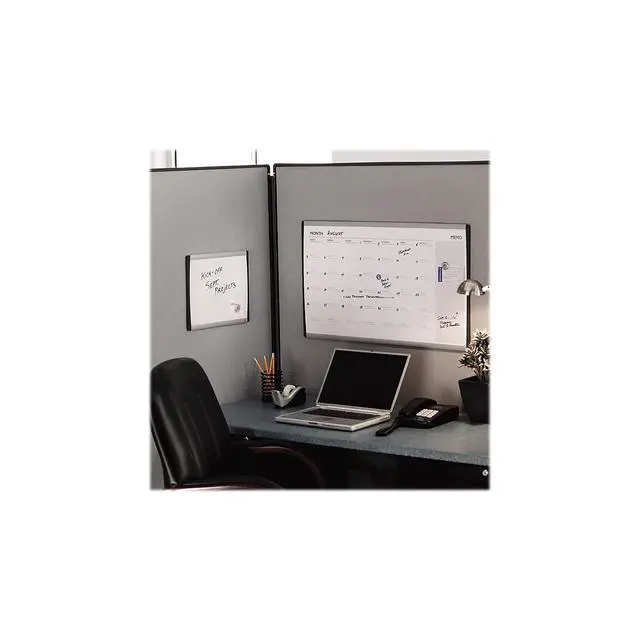 Alt view image 5 of 5 - Dry Erase Board, Magnetic, 30" x 18", Whiteboard, Cubicle, Arc, Aluminum Frame (ARC3018)