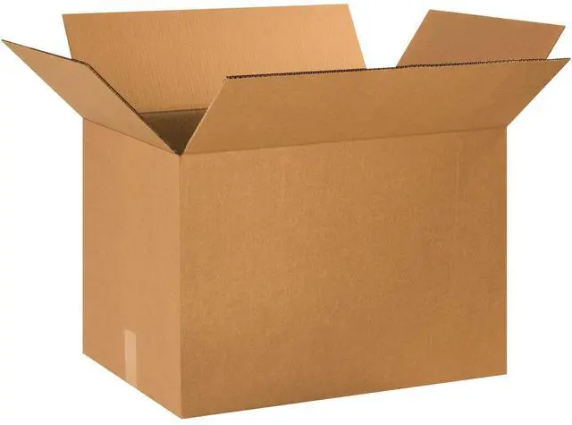 Main image of 24" x 16" x 16" Double Wall Corrugated, Heavy-Duty Cardboard Boxes, BFHD241616DW, for Shipping, Packing, Moving and Storage, Kraft (Pack of 10)