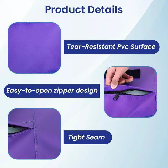 Alt view image 3 of 7 - Gymnastics Mat Incline Indoor/Outdoor Tumbling Mats yoga mat for Home Gym Folding Exercise Mat with Non-Slip Surface & Handles Cheese Wedge Mat