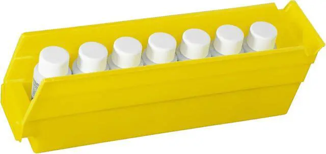 Alt view image 7 of 7 - 30110 Plastic Organizer and Storage Bins for Refrigerator, Kitchen, Cabinet, or Pantry Organization, 12-Inch x 3-Inch x 4-Inch, Yellow, 24-Pack