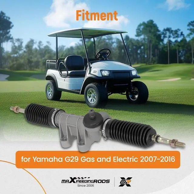 Alt view image 2 of 7 - Steering Gear Box Rack and Pinion JW1-F3400-00 for Yamaha G29 Gas and Electric Golf Carts