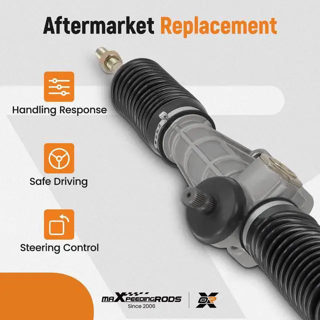Alt view image 7 of 7 - Steering Gear Box Rack and Pinion JW1-F3400-00 for Yamaha G29 Gas and Electric Golf Carts