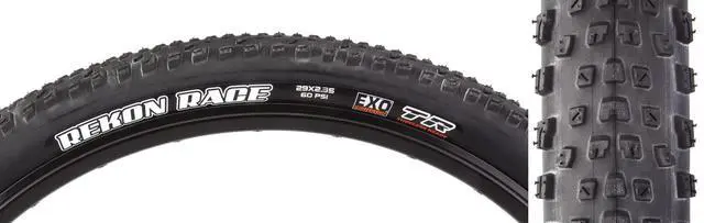 Alt view image 6 of 7 - Rekon Race | Dual Compound - EXO | XC Tire Tubeless | Semi-Slick Low-Profile XC Tread, EXO Protection, Tubeless Ready, 60 or 120 TPI Options