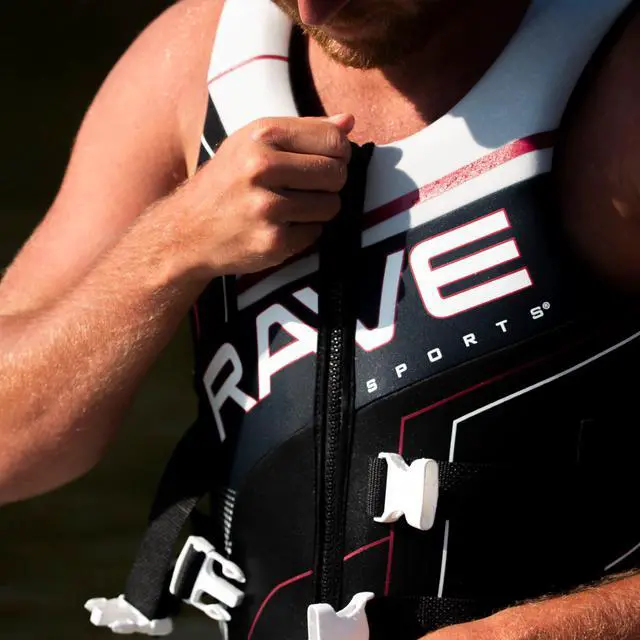 Alt view image 2 of 7 - Adult Neoprene Life Vest PFD, USCG Approved Type III PFD