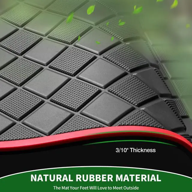 Alt view image 4 of 7 - Golf Cart Floor Liner Mat 8mm Thick Rubber Full Coverage Fit for EZGO TXT (1994-2025), Express S4 (2012-2020), Cushman Workhorse, EX1 (2020), Valor, Navitas, Some Star Carts Mats Replacement