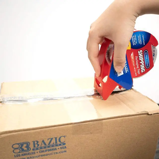 Alt view image 2 of 7 - Packaging Tape, 1.88 in x 27.3 Yd, 36-Case | built-in cutter dispenser for sealing cartons