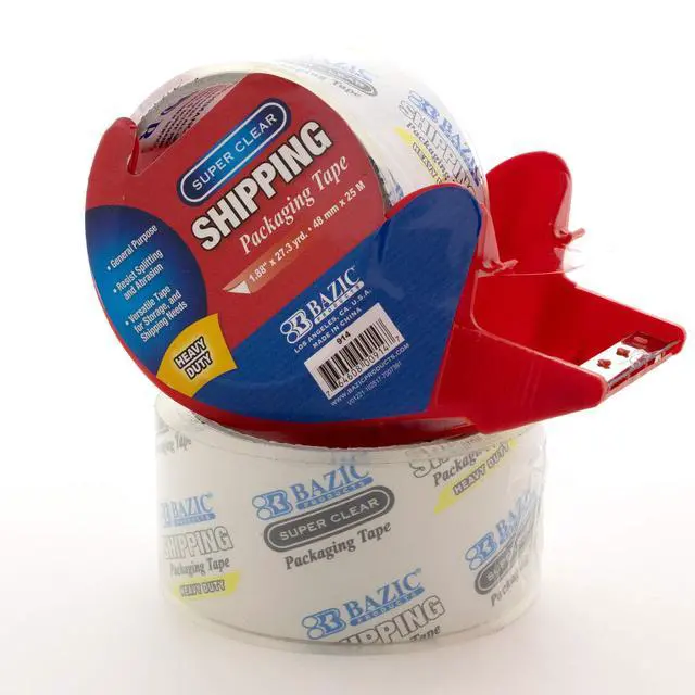 Alt view image 3 of 7 - Packaging Tape, 1.88 in x 27.3 Yd, 36-Case | built-in cutter dispenser for sealing cartons