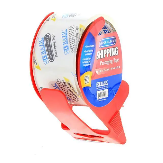 Alt view image 5 of 7 - Packaging Tape, 1.88 in x 27.3 Yd, 36-Case | built-in cutter dispenser for sealing cartons