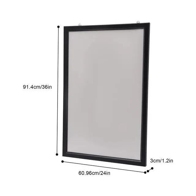 Alt view image 5 of 7 - 24 x 36 Inch LED Movie Poster Frame Home Theater Wall Mounted Advertising Picture Frame Display Led Light Box Sign Advertising Display