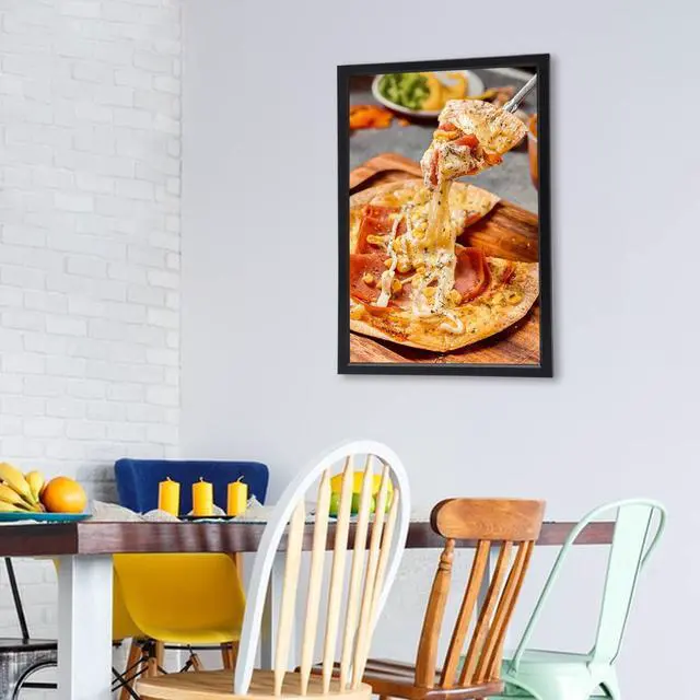 Alt view image 3 of 7 - 18 x 24 Inch LED Movie Poster Frame Home Theater Wall Mounted Advertising Picture Frame Display Led Light Box Sign Advertising Display