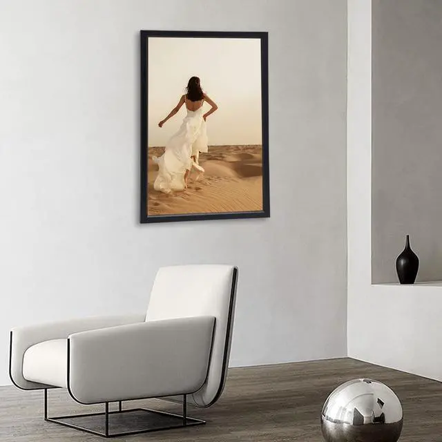 Alt view image 4 of 7 - 18 x 24 Inch LED Movie Poster Frame Home Theater Wall Mounted Advertising Picture Frame Display Led Light Box Sign Advertising Display