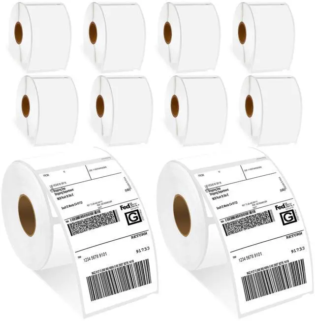Main image of Compatible with DYMO 30256 Thermal Direct Shipping Label Printer Paper 300 Labels/roll 2-5/16" x 4" White Standard Shipping Labels for 300 310 320 330 400 Duo 450 Twin Turbo Label Printers 10x
