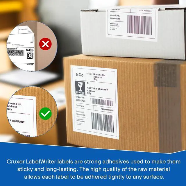 Alt view image 6 of 7 - Compatible with DYMO 30256 Thermal Direct Shipping Label Printer Paper 300 Labels/roll 2-5/16" x 4" White Standard Shipping Labels for 300 310 320 330 400 Duo 450 Twin Turbo Label Printers 10x