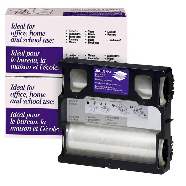Alt view image 2 of 7 - Scotch Glossy Refill Roll for LS950 Heat-Free Laminating Machine 8.5" x 100 ft