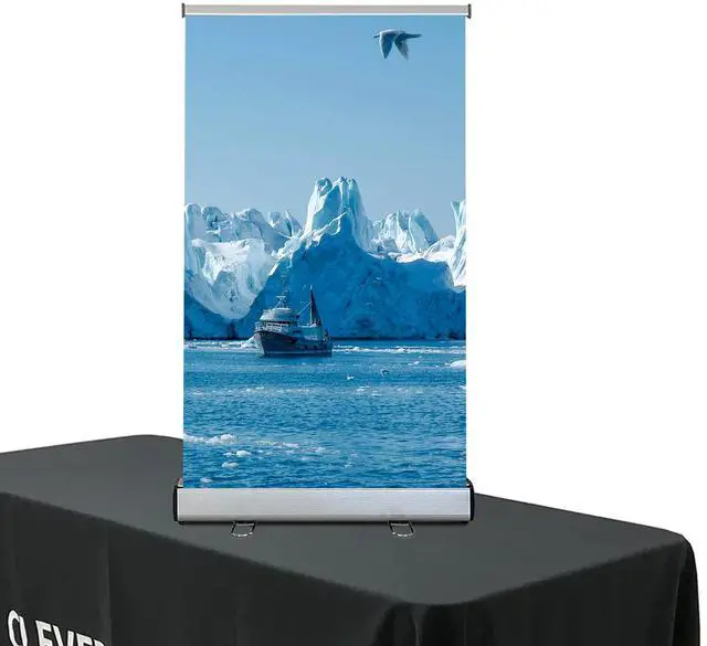 Main image of 24"x40" Standard Retractable Roll Up Banner Stand with Padded Canvas Bag(Stand Only)