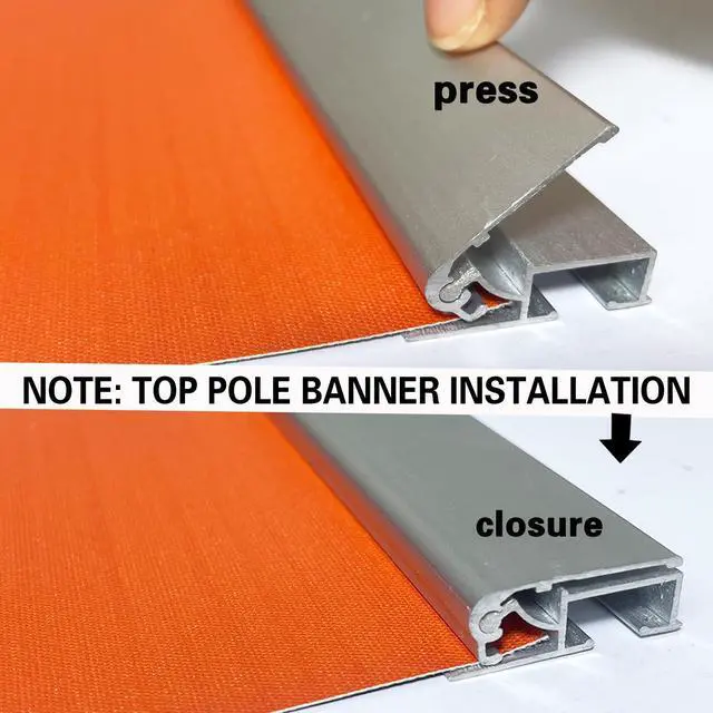 Alt view image 3 of 7 - 24"x40" Standard Retractable Roll Up Banner Stand with Padded Canvas Bag(Stand Only)