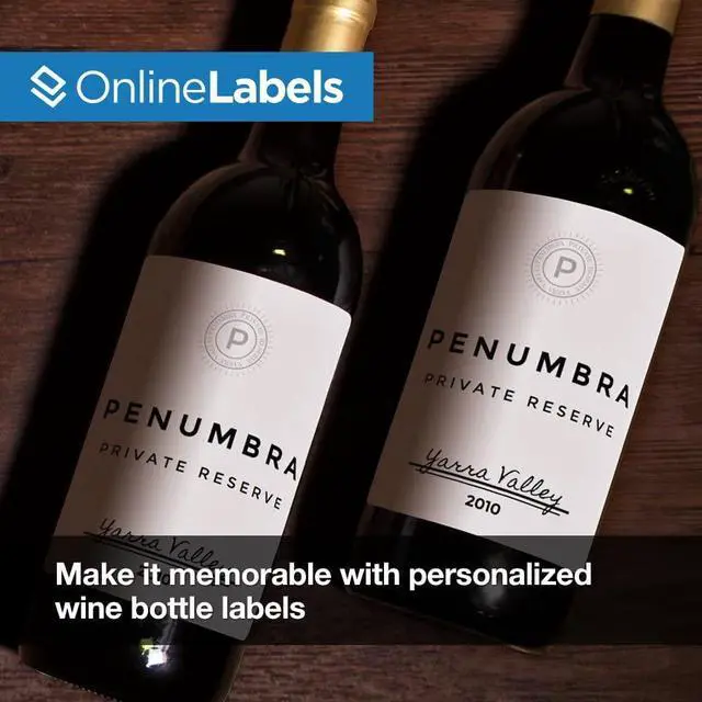 Alt view image 6 of 7 - 3.5 x 4.5 Waterproof Wine Bottle Labels (Laser Printers Only) - Pack of 400 Label, 100 Sheets - OnlineLabels