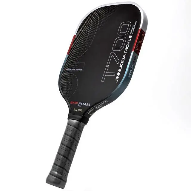 Main image of Pickleball Paddle with T700 Raw Carbon Fiber, 16mm Upgraded EPP Foam Core, Torque-Boost Weighting System & Elasticity Enhancement Design