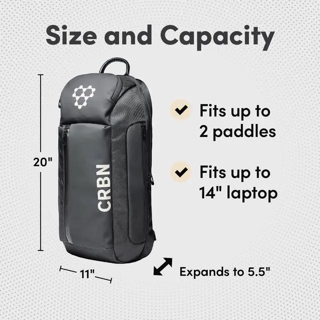 Alt view image 4 of 7 - Sling Bag - Pro Team Pickleball Bag - Water-Resistant Pickleball Paddle Bag Holds 3 Paddles, Balls & More