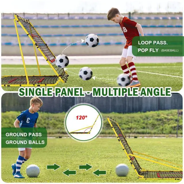 Alt view image 4 of 7 - Baseball and Softball Rebounder Net,Baseball Rebounder,Volleyball Rebounder,Pitch Back Net,Multi-Sport Training Rebound Screen,with Pitching Target,Easy Adjustable Angles