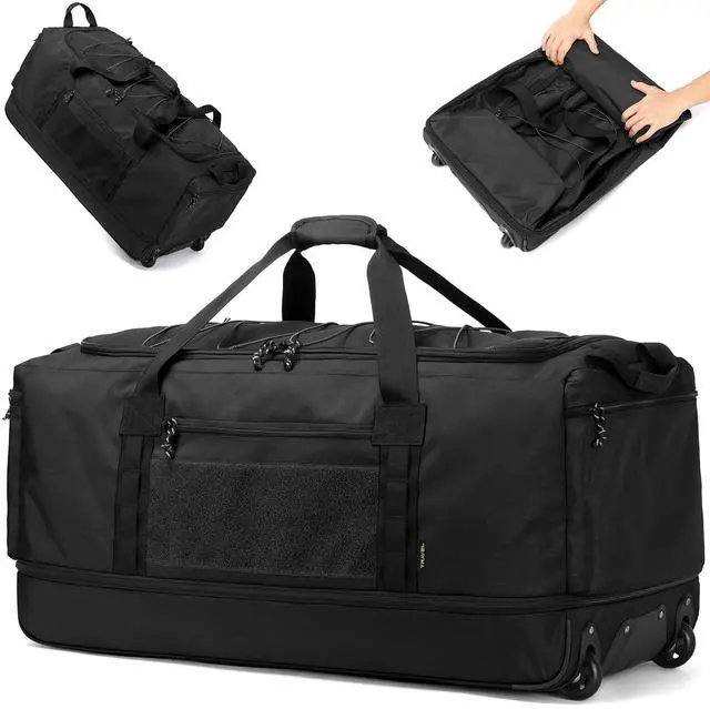 Main image of 170L Extra Large Baseball Bag with Wheels Gym Duffle Softball Catchers Coach Team Equipment Bags Collapsible Rolling Travel Duffel Bat Gear Bag for Hockey Basketball Football Volleyball Soccer