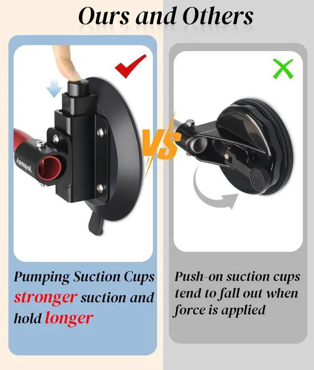 Alt view image 5 of 7 - Kayak Roller, Kayak Loader Assist with Suction Alert Design, Triangle Structure & Heavy Duty Suction Cups
