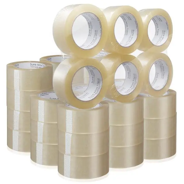 Alt view image 2 of 7 - 36 Rolls (Case) Heavy-Duty Shipping & Packing Tape (2" x 120 yard/360' Each) - Moving & Adhesive Carton Sealing - 2.7mil Clear