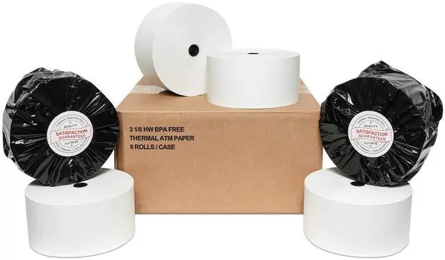 Main image of Nautilus - Hyosung NH-1500 Series 3 1/8" x 870' Heavy Thermal Paper (8 Rolls)