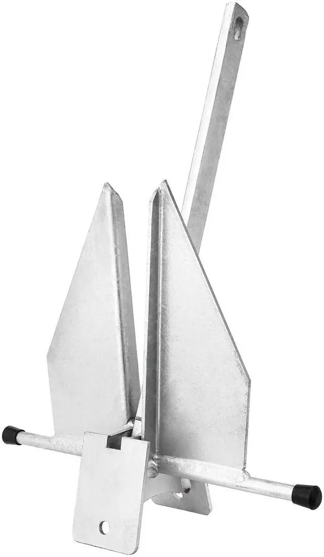 Main image of Boat Anchor Fluke Anchor 8 LB 10 LB 13 lb for Different Size Boats Pontoon, Deck, Fishing, and Sail
