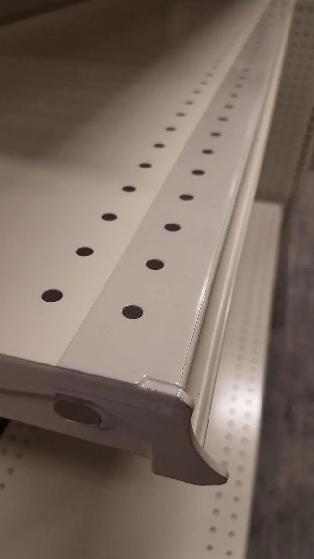 Alt view image 3 of 5 - Transparent/Clear Gondola Shelf Vinyl Insert for Ticket Channel 130' x 1.25"- 5 Pack