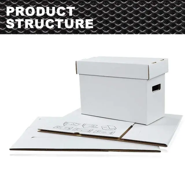 Alt view image 3 of 7 - Comic Books Storage Boxes Short Holds 150-175 Stackable Durable Archive 10 piece