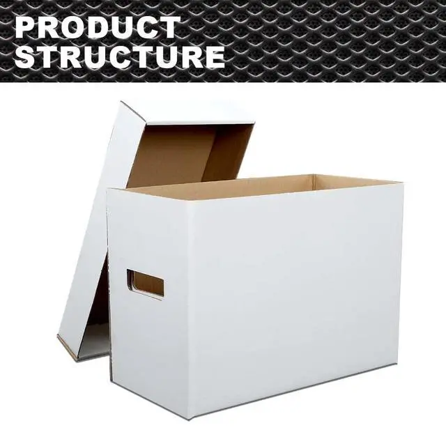 Alt view image 5 of 7 - Comic Books Storage Boxes Short Holds 150-175 Stackable Durable Archive 10 piece